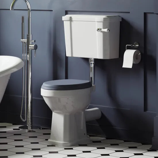 Bayswater Fitzroy Traditional Comfort Height Close Coupled Toilet With Seat