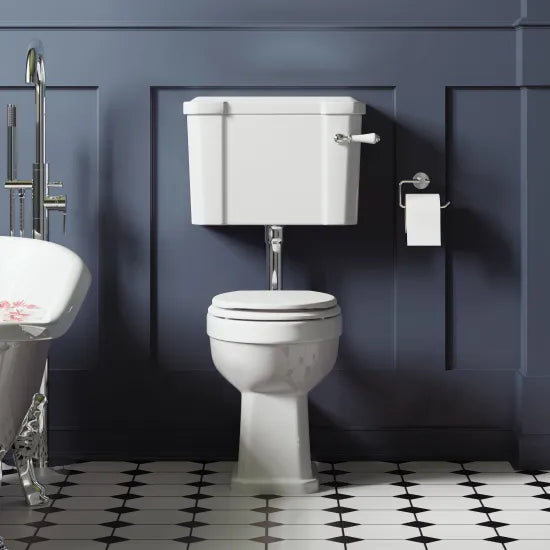 Bayswater Fitzroy Traditional Comfort Height Close Coupled Toilet With Seat