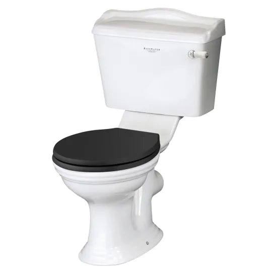 Bayswater Porchester Traditional Close Coupled Toilet With Seat