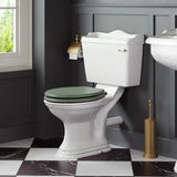 Bayswater Porchester Traditional Close Coupled Toilet With Seat