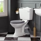 Bayswater Porchester Traditional Close Coupled Toilet With Seat