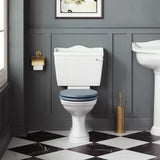 Bayswater Porchester Traditional Close Coupled Toilet With Seat