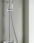 Strike polished chrome brass shower mixer