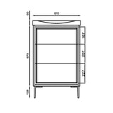 Bota 3 Drawer Floor Standing vanity