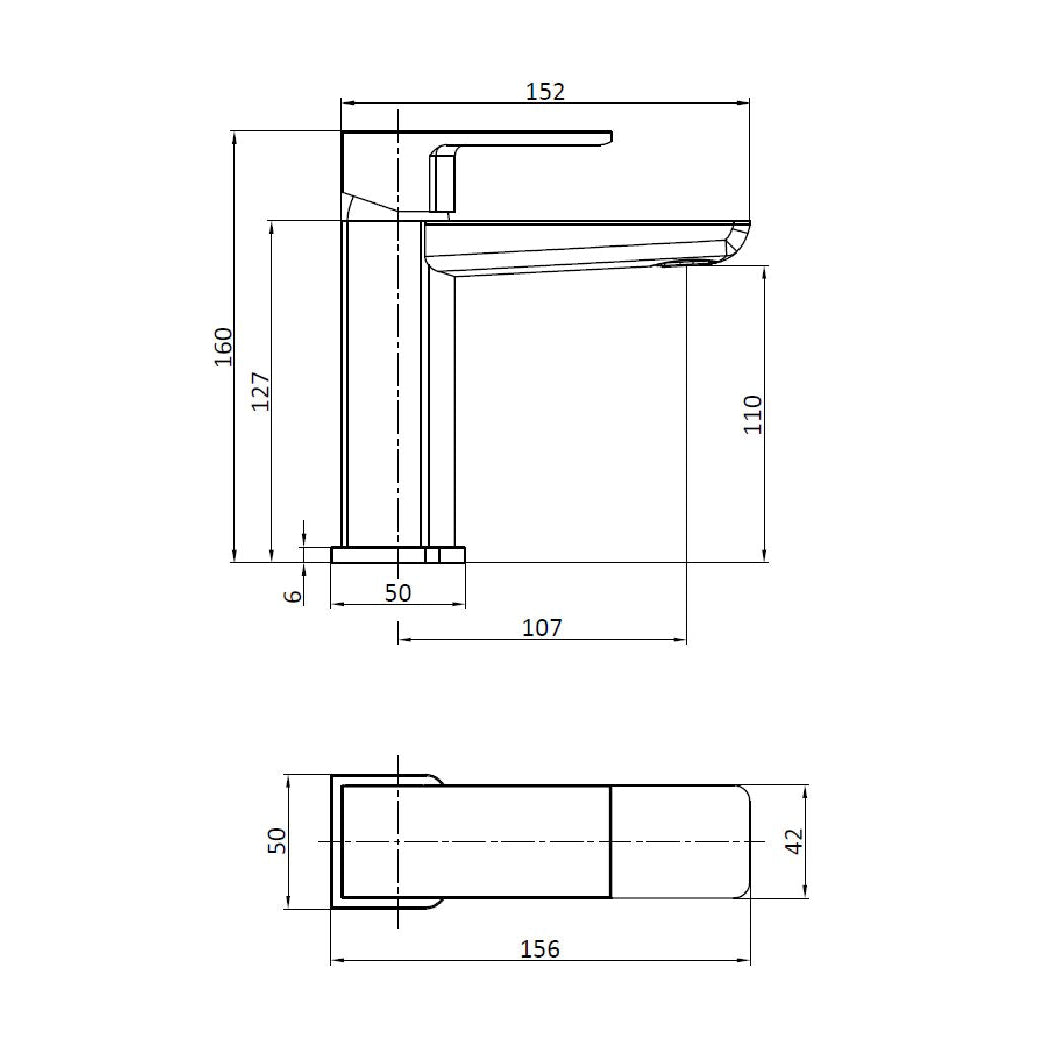 Muro Basin Mono Mixer