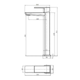 Muro High Riser Basin Mono