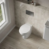 nuie Melbourne Round Back to Wall Toilet Pan