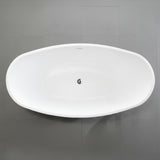 NOIR Freestanding Bathtub black/white 1710mm