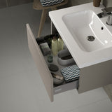 Carino 1 Drawer Wall Hung Basin Unit Inc. Basin