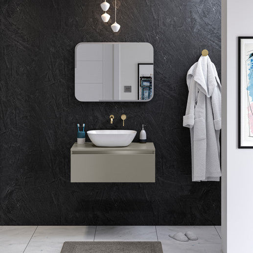 Carino 1 Drawer Wall Hung Basin Unit Inc. Basin