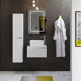 Carino 1 Drawer Wall Hung Basin Unit Inc. Basin