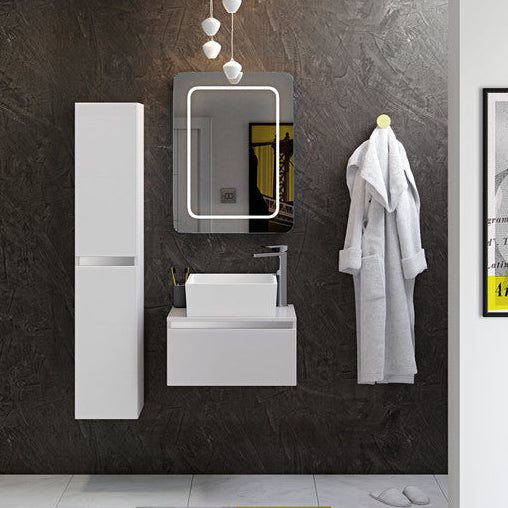 Carino 1 Drawer Wall Hung Basin Unit Inc. Basin