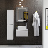 Carino 1 Drawer Wall Hung Basin Unit Inc. Basin