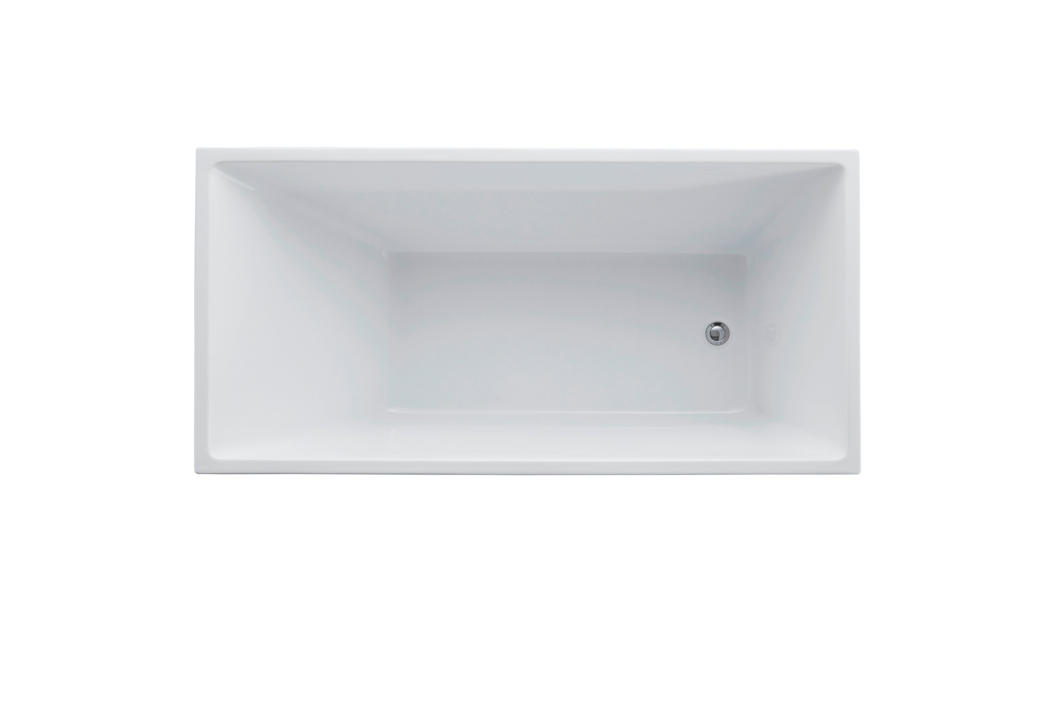 PLUNJA Drop in Bathtub White square - 1700MM X 800MM X 470MM ( excluding feet )
