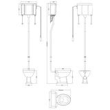 Old London Richmond Traditional High Level Pan Kit