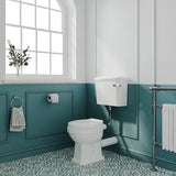 nuie Traditional Low Level Toilet With Cistern & Flush Pipe