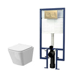 nuie 5in1 Round Wall Hung Pan & Concealed Cistern With Cistern