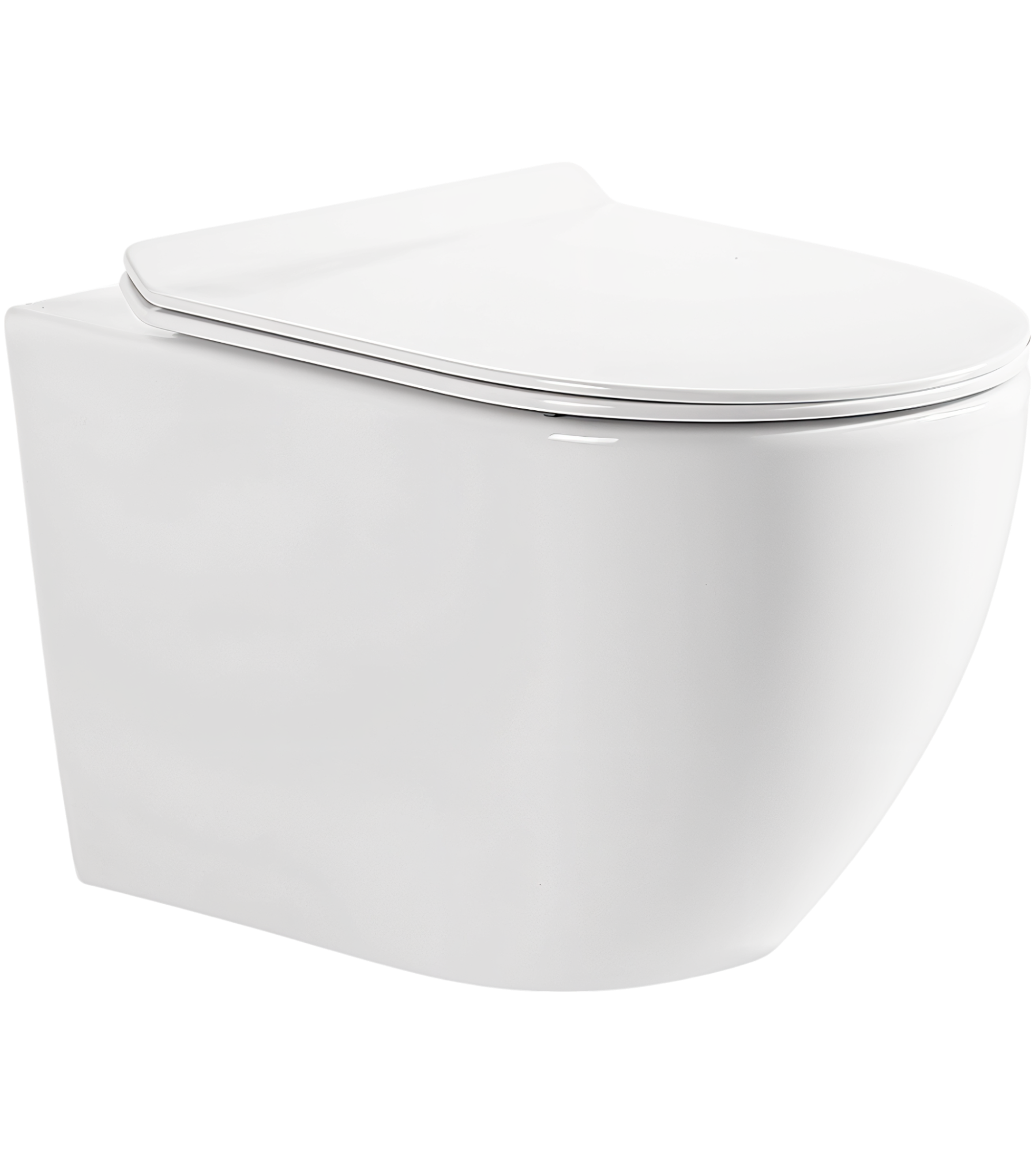 Cistern and White Wall Hung Toilet Set