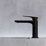 Ruvo basin mixer tap matte black
