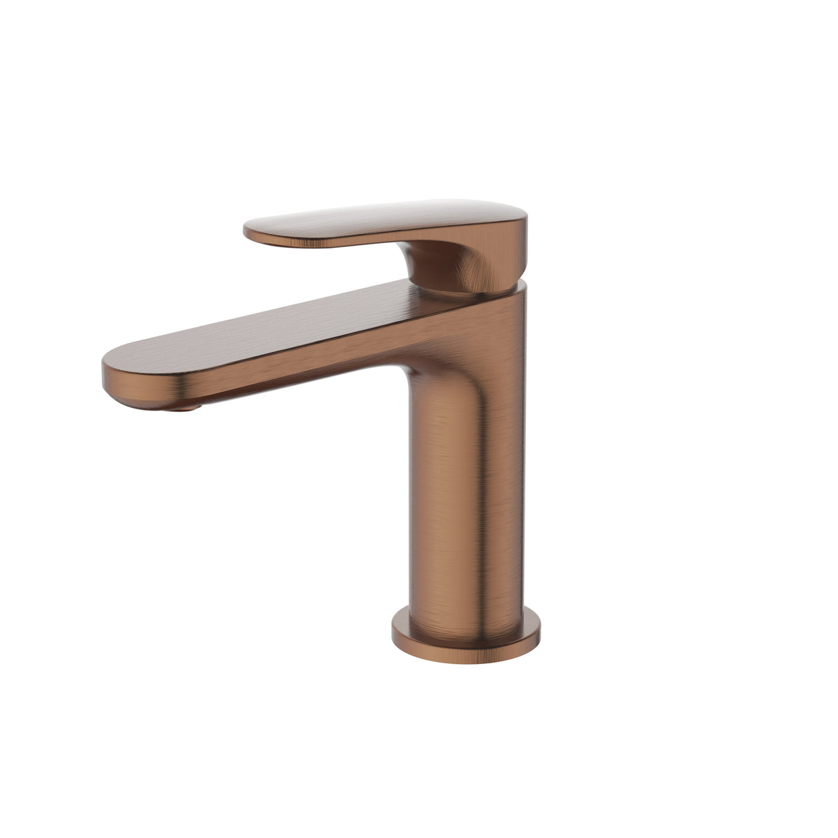 Ruvo basin mixer tap brushed bronze