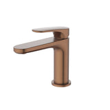 Ruvo basin mixer tap brushed bronze
