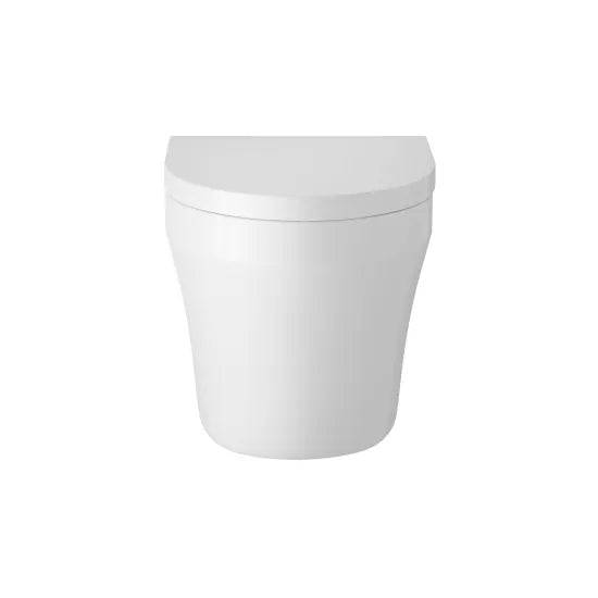 Hudson Reed Luna Round Back to Wall Toilet Pan With Seat