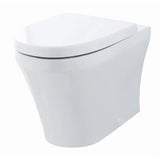 Hudson Reed Luna Round Back to Wall Toilet Pan With Seat