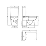 Hudson Reed Arlo Flush to Wall Toilet With Cistern & Seat