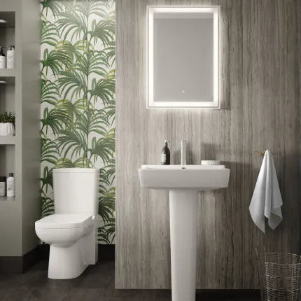 Hudson Reed Arlo Flush to Wall Toilet With Cistern & Seat