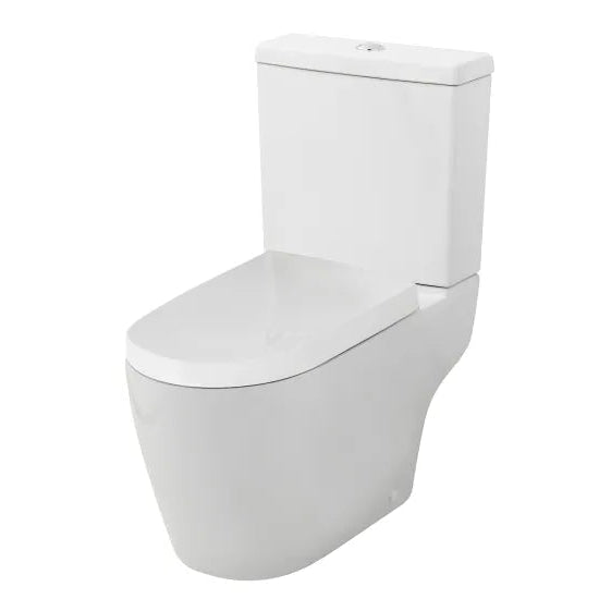 nuie Provost Semi Flush to Wall Close Coupled Toilet Pan