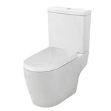 nuie Provost Semi Flush to Wall Close Coupled Toilet Pan