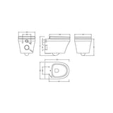 BC Designs Wall Hung Pan