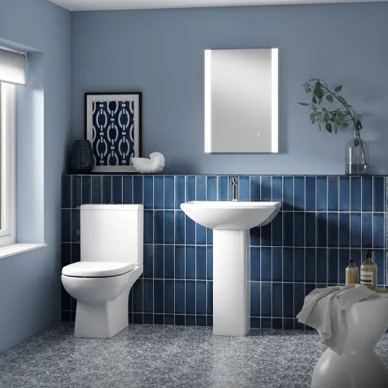 nuie Contemporary 410mm Close Coupled Toilet
