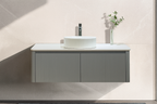 Esencia wall hung fluted cabinet vanity 1200mm X 500mm