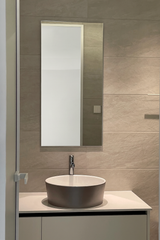 VERTICAL FRAMELESS PORTRAIT NON LED MIRROR 400MM X 700MM