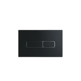 Square Dual Flush Plate Matte Black