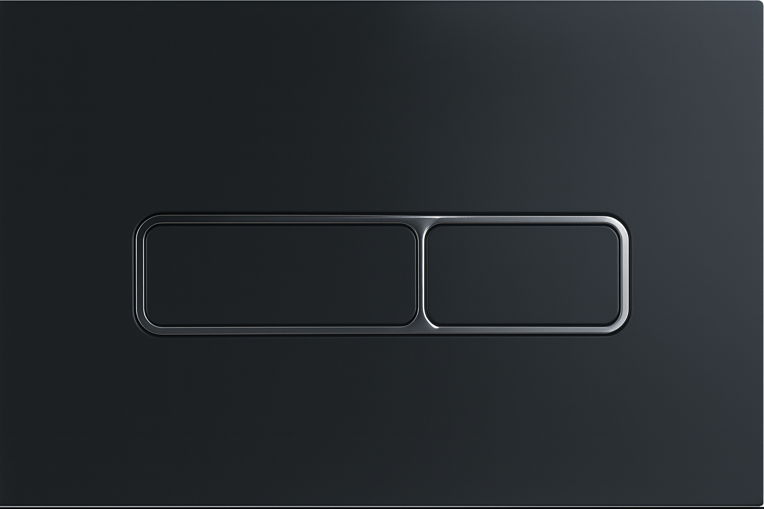 Black flush plate square button design