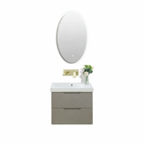 Bailyn matte latte wall hung vanity 0TH 600mm