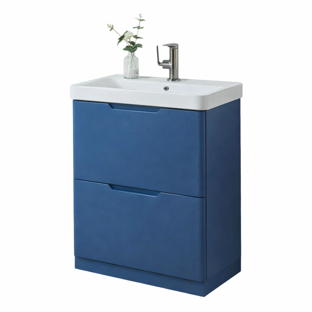 Judy Slimline floor standing vanity unit inc basin 600mm