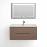 Daisy Taupe Tapestry wall hung vanity 900mm