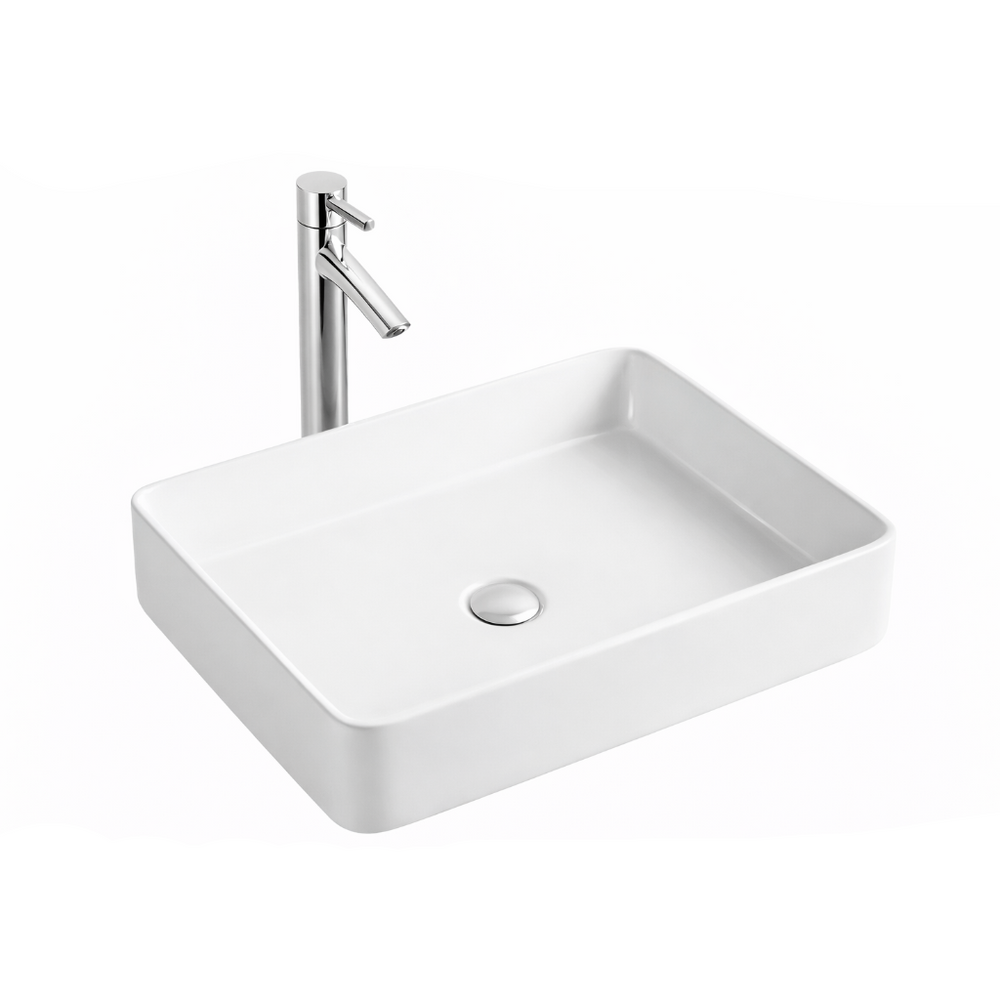 Shift Countertop Basin White Rectangular 500mm