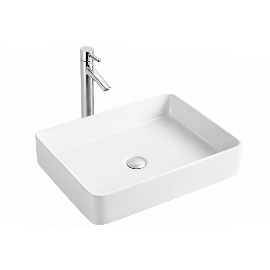 Shift Countertop Basin White Rectangular 500mm