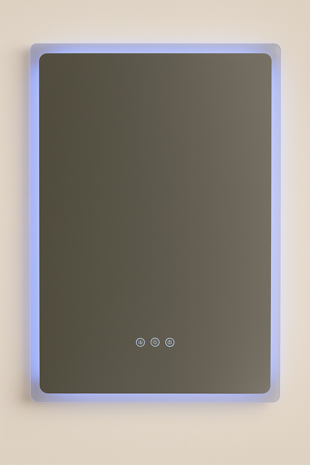 VERTICAL HALOGLOW LED ANTI FOG MOTION SENSOR MIRROR 400MM X 700MM