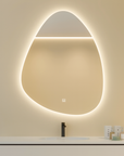 TEAR DROP LED ANTI FOG MOTION SENSOR MIRROR 700MM X 900MM