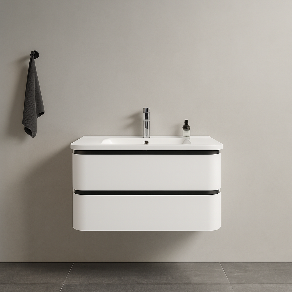 Wendy wall hung vanity cabinet 1000mm X 500mm