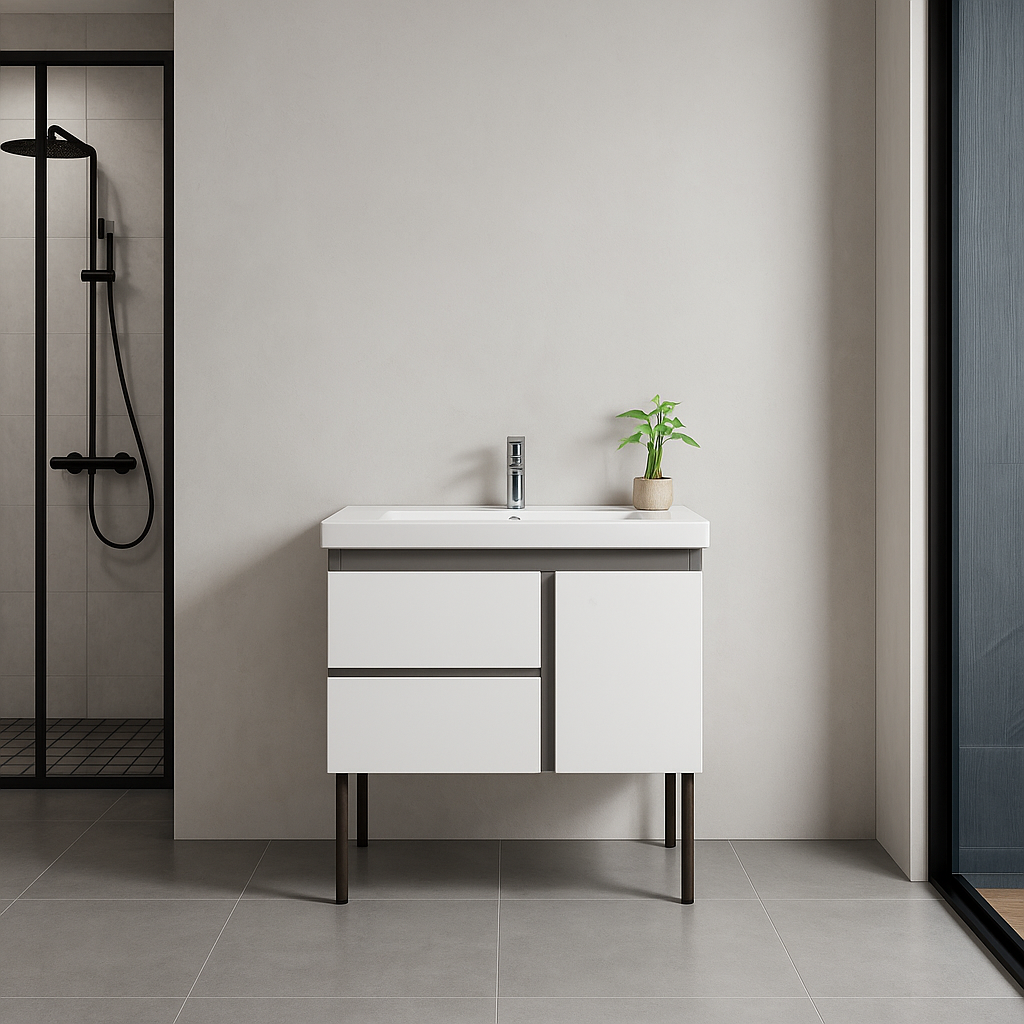 Luz wall hung cabinet vanity 800mm X 500mm