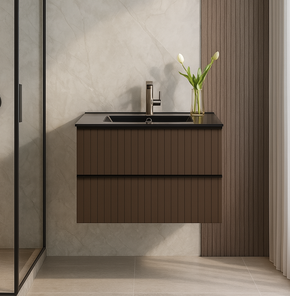 Jessica wall hung vanity cabinet 700mm X 500mm