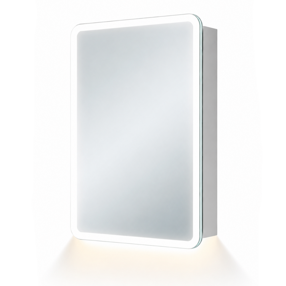 Akari 500mm 1 Door LED Mirrored Cabinet