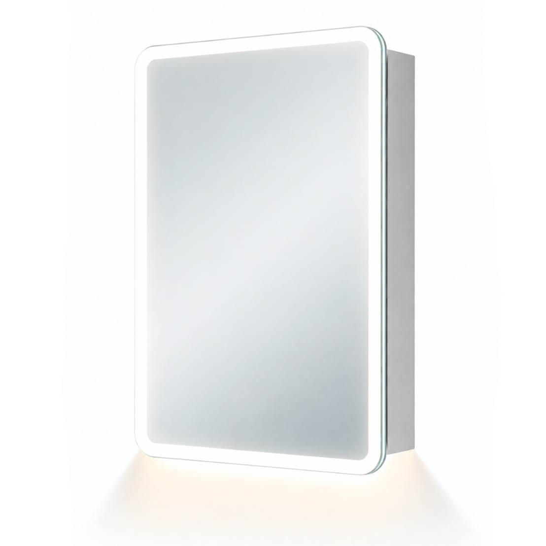Akari 500mm 1 Door LED Mirrored Cabinet