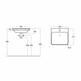 Kuba Wall Hung 1 Drawer vanity Unit & 1TH Basin